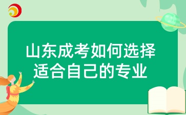 山東成考如何選擇適合自己的專業